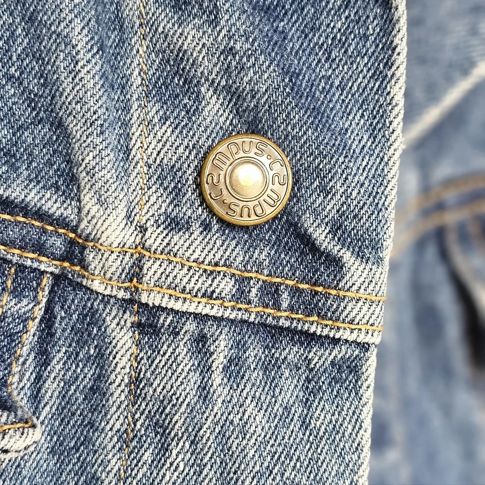 Vintage Country Western Denim Vest